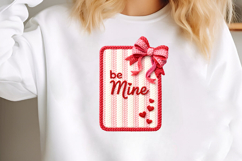 Faux Yarn Be Mine Valentine PNG Product Image 3