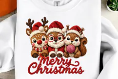 Faux Yarn Christmas Sublimation Png, Christmas Design Product Image 5