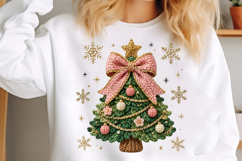 Faux Yarn Christmas Sublimation Png Product Image 2