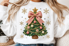Faux Yarn Christmas Sublimation Png Product Image 3