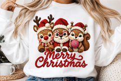 Faux Yarn Christmas Sublimation Png Product Image 3