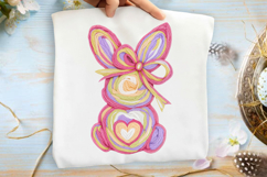 Faux Yarn Crochet Easter Bunny Png Product Image 1