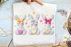 Faux Yarn Crochet Easter Bunny Png Product Image 1