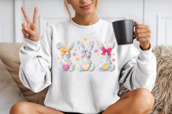 Faux Yarn Crochet Easter Bunny Png Product Image 2