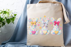 Faux Yarn Crochet Easter Bunny Png Product Image 3