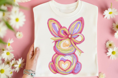 Faux Yarn Crochet Easter Bunny Png Product Image 4