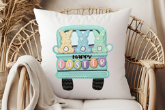 Faux Yarn Crochet Happy Easter Track Png Product Image 3