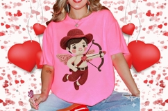 Faux Yarn Cupid PNG, Latch Hook Yarn Valentine's Day Cupid Product Image 8