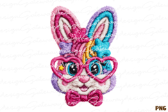 Faux Yarn Easter Bunny Png - Easter Png, Faux Yarn Bunny Product Image 1