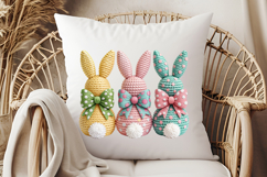 Faux Yarn Easter Bunny Sublimation Product Image 3