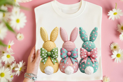 Faux Yarn Easter Bunny Sublimation Product Image 4