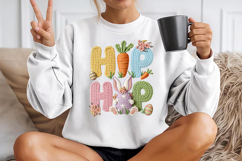 Faux Yarn Easter Hip Hop Sublimation Png Product Image 2