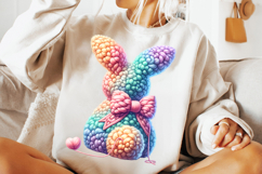happy easter png, retro easter png, happy easter bunny png, coquette easter png, coquette easter bunny png, latch hook yarn bow bunny easter day png, easter bow bunny crochet png, latch hook coquette easter bunny png, cute faux yarn bunny clipart, easter 