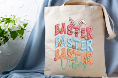 Faux Yarn Easter Vibes Sublimation Png Product Image 3