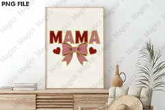 Faux Yarn Mama Valentines Day PNG Product Image 3