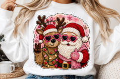Faux Yarn Merry Christmas PNG Product Image 2