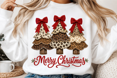 Faux Yarn Merry Christmas PNG Product Image 3