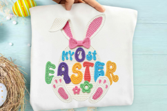 Faux Yarn My 1St Easter Bunny Png Product Image 1