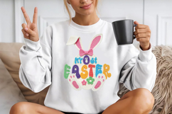 Faux Yarn My 1St Easter Bunny Png Product Image 2