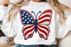 Faux Yarn Patriotic 4th of July Png Product Image 3