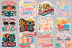 Faux Yarn sticker Summer PNG, Beach Vibes Png Product Image 1