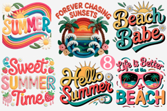 Faux Yarn Summer PNG, Beach Vibes Png Product Image 1