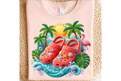 Faux Yarn Summer PNG, Beach Vibes Png Product Image 2