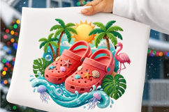 Faux Yarn Summer PNG, Beach Vibes Png Product Image 1