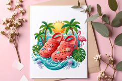 Faux Yarn Summer PNG, Beach Vibes Png Product Image 3