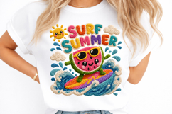 Faux Yarn Summer Sublimation Png Product Image 2