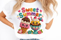 Faux Yarn Sweet Summer Sublimation Png Product Image 2
