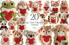 Faux Yarn Valentine Animal Bundle Product Image 1