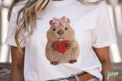 Faux Yarn Valentine Animal Clipart Product Image 2