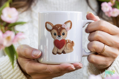 Faux Yarn Valentine Animal Clipart Product Image 3