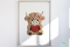 Faux Yarn Valentine Animal Clipart Product Image 5