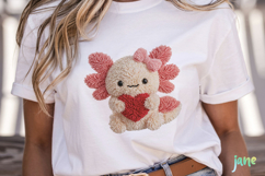 Faux Yarn Valentine Animal Clipart Product Image 2