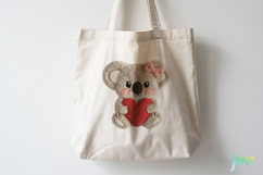 Faux Yarn Valentine Animal Clipart Product Image 4