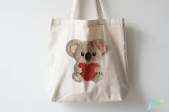 Faux Yarn Valentine Animal Clipart Product Image 4