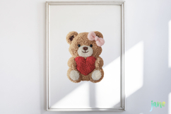 Faux Yarn Valentine Animal Clipart Product Image 5
