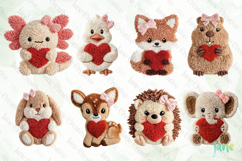 Faux Yarn Valentine Animal Bundle Product Image 7