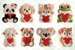 Faux Yarn Valentine Animal Bundle Product Image 8