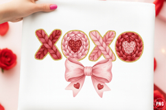 Faux Yarn XOXO Valentine PNG Product Image 1