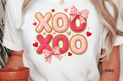 Faux Yarn XOXO Valentine Day PNG Product Image 2