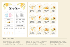Bee Baby Shower Printables, baby shower decor Product Image 2