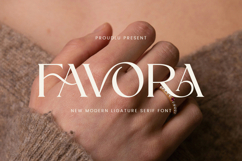 Favora || modern ligature typeface Product Image 1