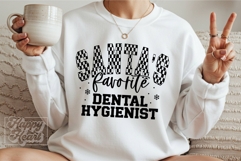 Santas Favorite Dental Hygienist SVG PNG - Dental Assistant Product Image 2