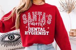Santas Favorite Dental Hygienist SVG PNG - Dental Assistant Product Image 3