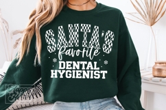 Santas Favorite Dental Hygienist SVG PNG - Dental Assistant Product Image 4