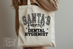 Santas Favorite Dental Hygienist SVG PNG - Dental Assistant Product Image 5