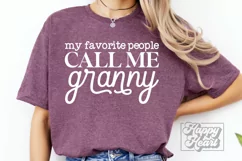 My Favorite People Call Me Granny SVG - Granny Life Era PNG Product Image 2